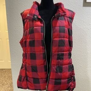 Charlie Paige Red and Black Vest